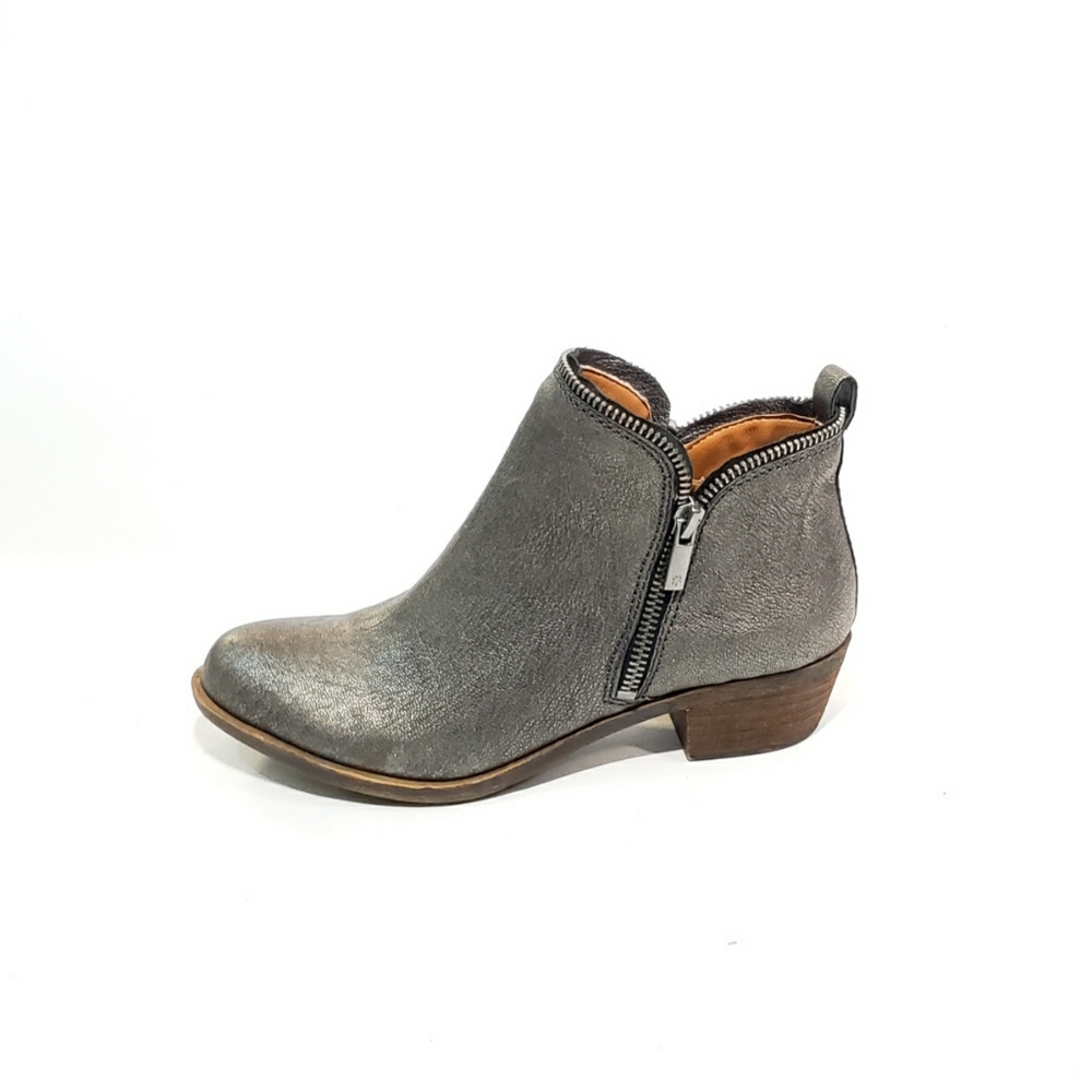 Lucky Brand Bartalino Leather Bootie Ankle Boots